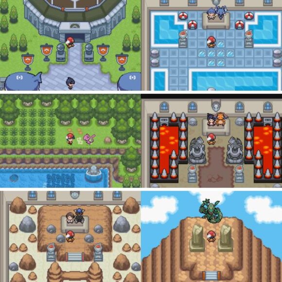 Pokemon Light Platinum GBA ROM Hack Game Gameboy Advance - Picture 5 of 11